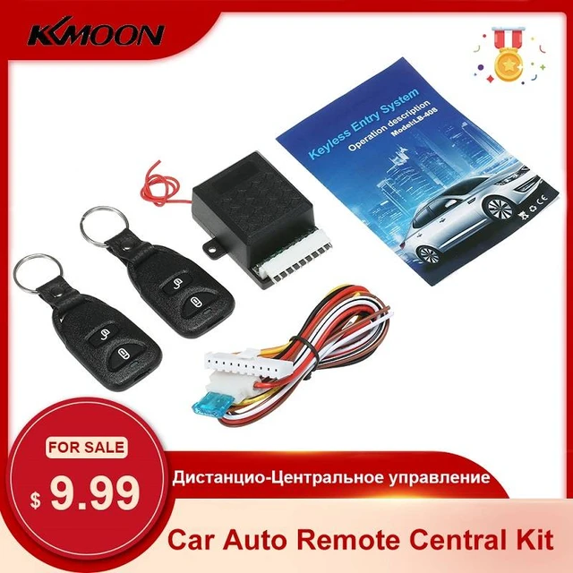 New 12v Universal Car Auto Remote Central Kit Door Lock Locking Vehicle  Keyless Entry System Central Locking With Remote Control