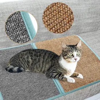 

Pet Cat Mat Scratch Pad Natural Sisal Cat Pad for Protective Furniture Home Cat Pet Supplies