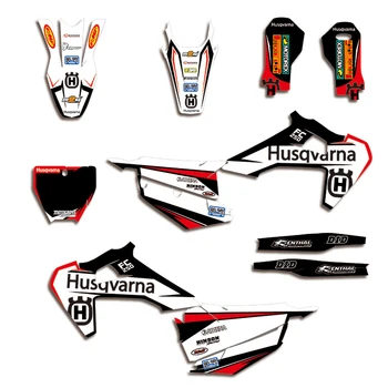 

Motorcycle Graphic Decals Stickers DECO Customize KITS For Husqvarna TC FC TX FS 125 250 350 450 2019-2020