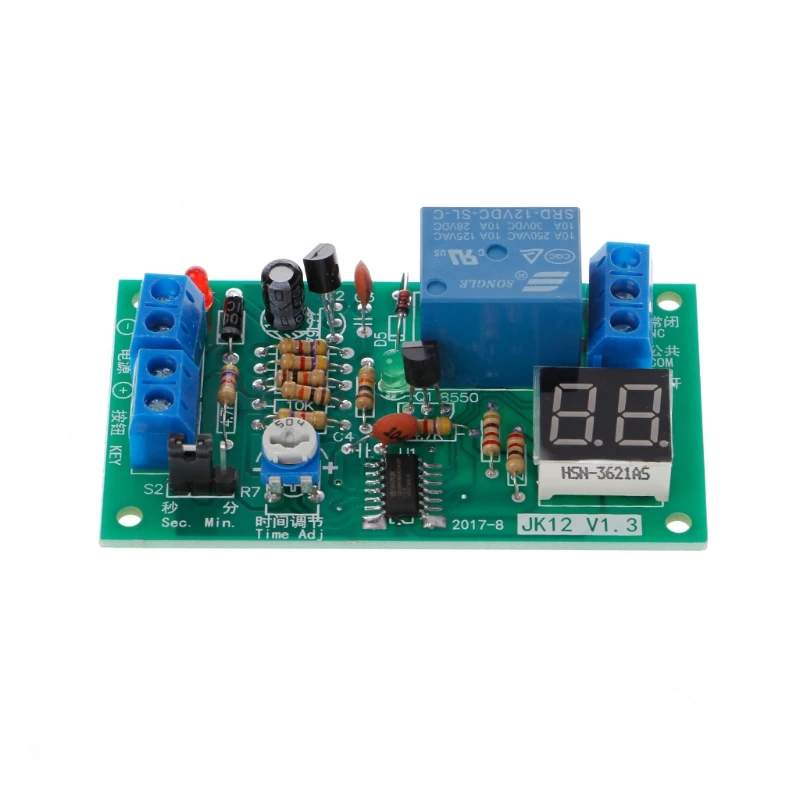 DC 12V Delay Relay Delay Turn off Switch Module with Led Timer Circuit