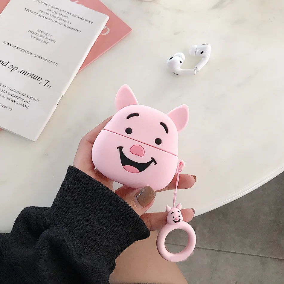 141U 3D чехол для наушников для Airpods Pro чехол силиконовый чехол с милым котом медведем для Apple Air pods 3 Pro Чехол Earpods/ремешок для наушников - Цвет: 141U