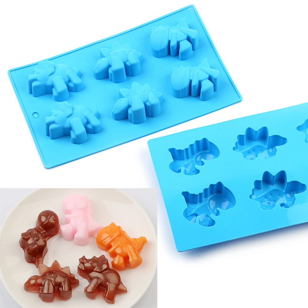 Dinosaur Molds Silicone Jello Moulds Silicone Baking Mold Cake Decorating  Moulds Modeling Tools Gummy Sugar Chocolate Cupcake - AliExpress