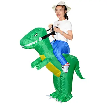 

Holiday Carnival Costume Women Men Dinosaur Inflatable Costumes Funny Party Animal Cosplay Halloween Costume for Dropshipping