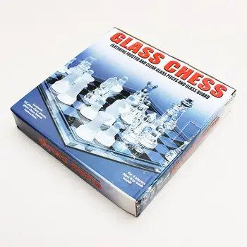 

Board Game Exquisite High-grade K9 Glass Portable Chess Board