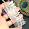 High Quality Natural Amethyst Rose Quartz Crystal Comb Wide Tooth Hair Health Massage Combs Healing Gemstone Gifts Collection 5