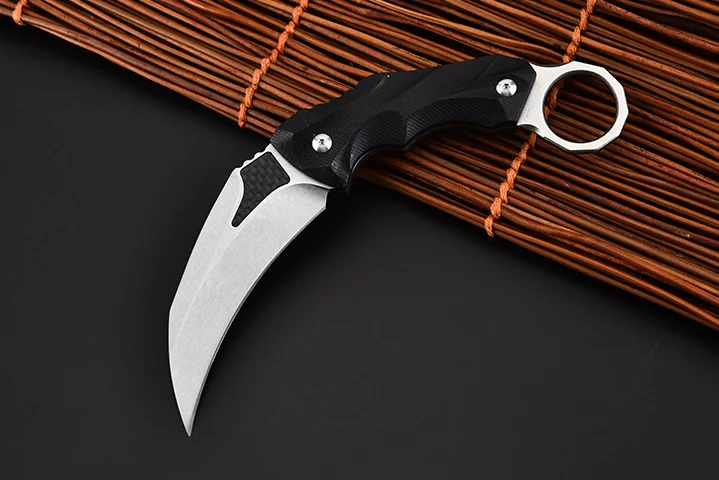 White HS инструменты на открытом воздухе кемпинга выживания Microtech Karambit CS GO контр-Страйк Тактический охотничий нож самообороны карманные ножи - Цвет: White
