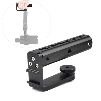 

Handheld Universal Joint Stabilizer Inverted Handle Aluminum Alloy Parts CNC Cutting Process Black AS99