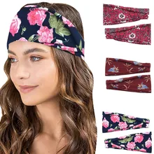 Новинка, спортивный напульсник, повязка на голову для йоги, Женские аксессуары для волос, крученый крест, повязка на голову для девушек, завязанный головной убор