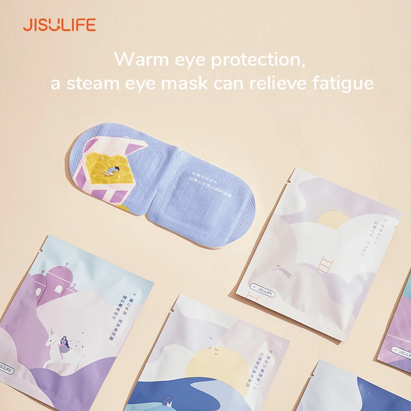 JISULIFE Eye Mask Steam Hot Compress Eye Protection Self-heating Dark Circles Sleep Aid 6 JISULIFE Eye Mask Steam Hot Compress Eye Protection Self-heating Dark Circles Sleep Aid 6