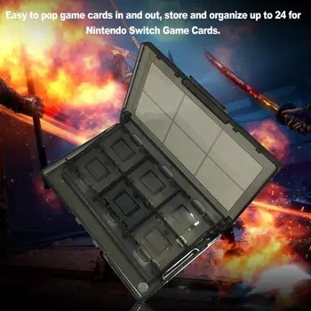 

Nintend Switch Accessories 24 in 1 Game Memory Card Micro SD Case Holder For Nintendo Switch Storage Protector Box