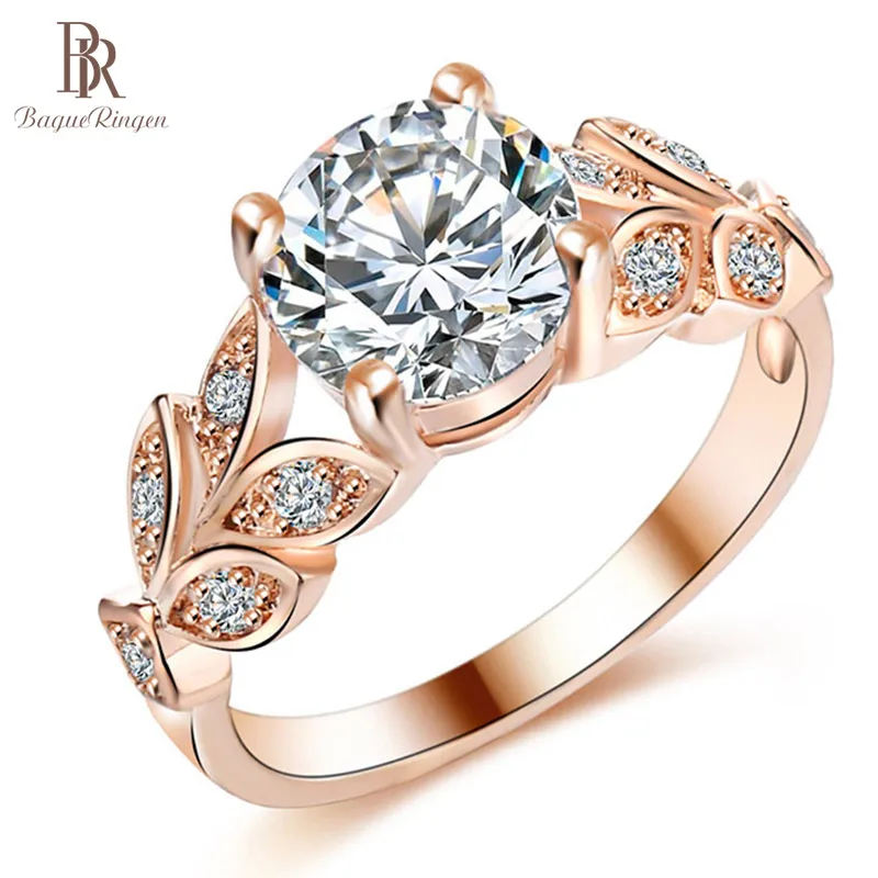 Bague Ringen горячая Распродажа 925 серебряные ювелирные кольца для женщин темперамент цветок циркон кольцо цвет розового золота юбилей подарок на день рождения