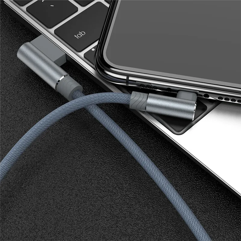 90 градусов USB зарядное устройство кабель для iPhone 11 Pro Xs Max Xr X 8 7 6 6s 5S s se iPad Быстрая зарядка кабель для передачи данных кабель для мобильного телефона