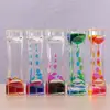 Liquid Timer visual sensory toy autism sedation special Liquid Oil Floating Visual Glass Timer Hourglasses needs Motion S3W2 ► Photo 3/6