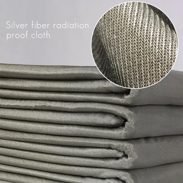 DIY 100% Pure Silver Fiber Stretchy Fabric Conductive EMF/RFID/EMI/RF  Blocking Faraday Cloth Antibacteria Soft and Washable - AliExpress