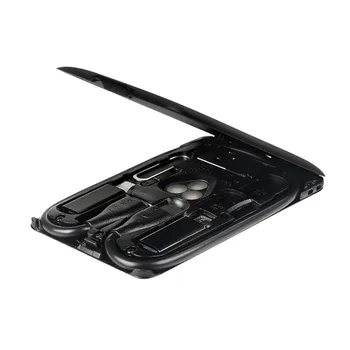 

Multi-function Data Line Converter Wireless Charger Universal Portable Storage With Sim Holder Sim Ejector Pin Cable Holder
