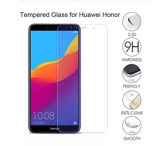Защитное стекло для Honor 7C 7A полное покрытие закаленная пленка huawei 8A 8X 20 Pro p10 lite p20 p30
