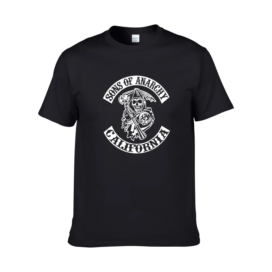 Мужская/женская футболка SOA Sons of anarchy Модная хлопковая Повседневная в стиле хип