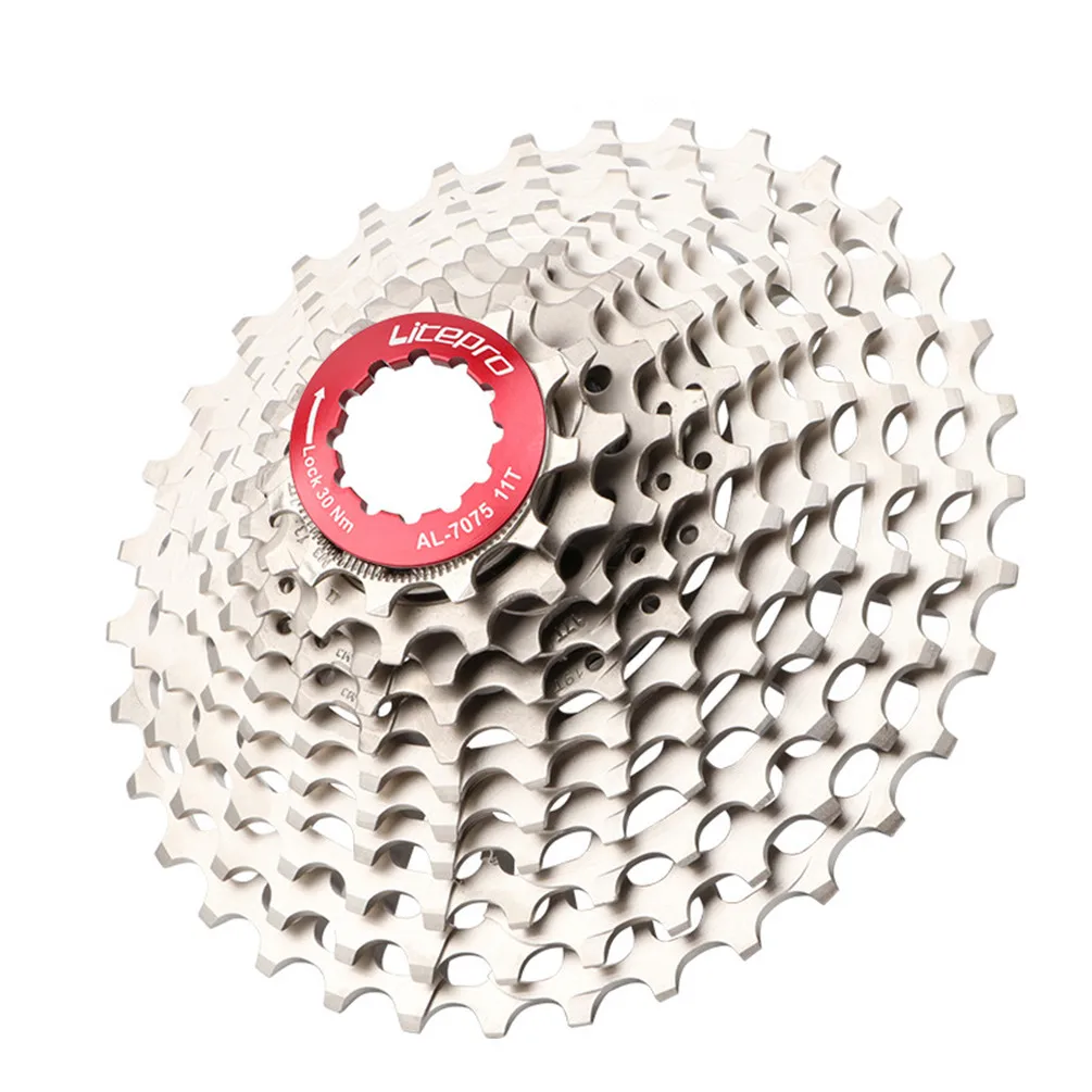Litepro MTB Mountain Road Bike Cassette Flywheel Cover Folding Bicycle Aluminum Alloy Freewheel Cap Ring Lock bicycle cassette,bicycle parts,bike freewheel