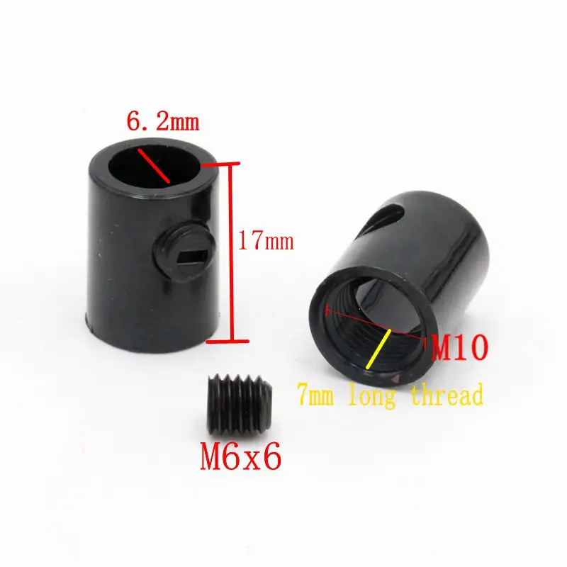 M10 Threaded Female Cable Grips Plastic Strain Reliefs Electrical Wire Clamps for Pendant Lamp Fittings plastic cable grips