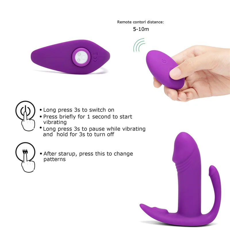 Беспроводной пульт дистанционного управления G Spot Vibator переносной вагинальный