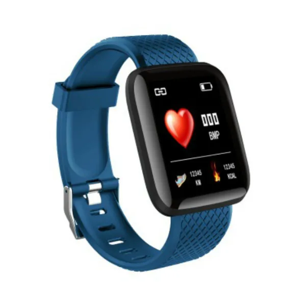 H2 Смарт-часы Для женщин Для мужчин Фитнес трекер Смарт Браслеты Водонепроницаемый мониторинг сердечного ритма спортивные часы, Bluetooth для Android IOS - Цвет: 116plus-Darkblue