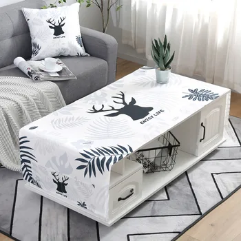 

Nordic cotton and linen universal cloth towel tablecloth living room coffee table towel coffee table pad refrigerator dust cover