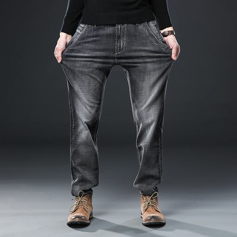 branded style double pocket solid denim