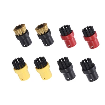 

8Pcs Steam Cleaning Brush Small Round Brushes for Karcher SC1 SC2 SC3 SC4 SC5 SC7 Replacement Dust Remover
