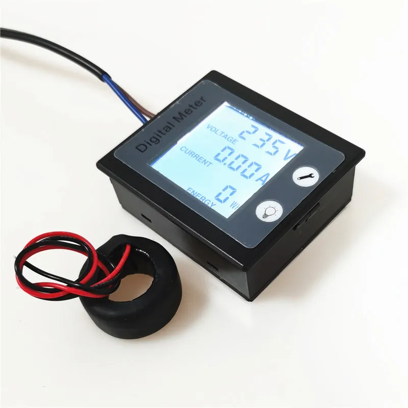 Xiangxin Single-Phase Energy Meter LCD Digital Display Meter Kwh Voltage DDS519MR Current 100A Convenient Backlight for 0.0-99999.0Kwh 1000Imp Xiangxin Single-Phase Energy Meter LCD Digital Display Meter Kwh Voltage DDS519MR Current 100A Convenient Backlight for 0.0-99999.0Kwh 1000Imp