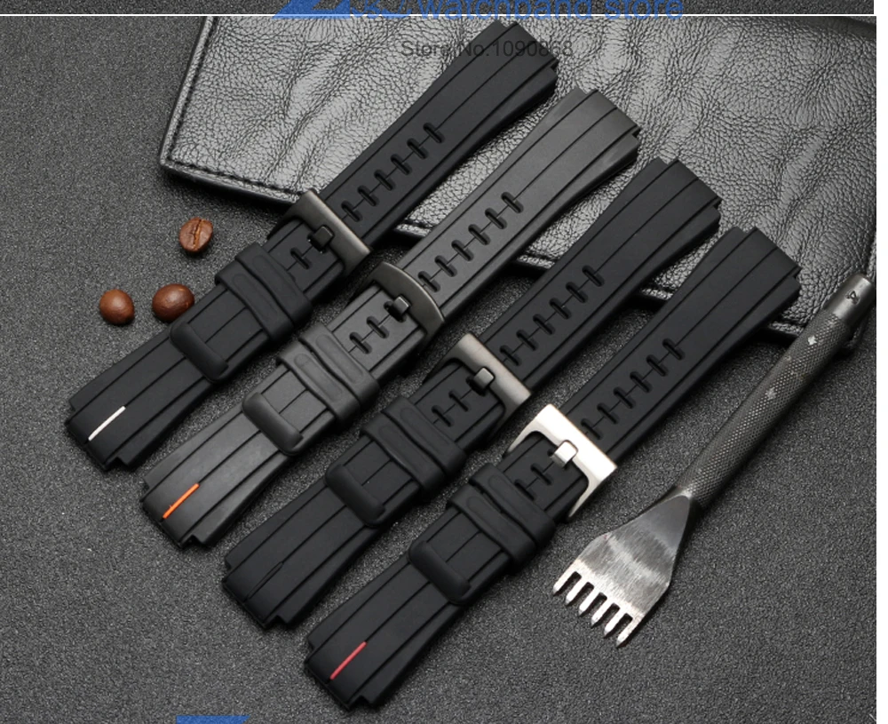 Силиконовый резиновый ремешок для часов timex ремешок T2N720 T2N721 TW2T76300 браслет водонепроницаемый ремешок выпуклый интерфейс 16 мм