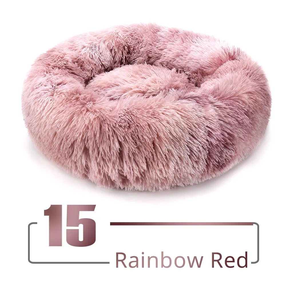 Luxury Round Shag Super Soft Dog Bed Keep your dog warm