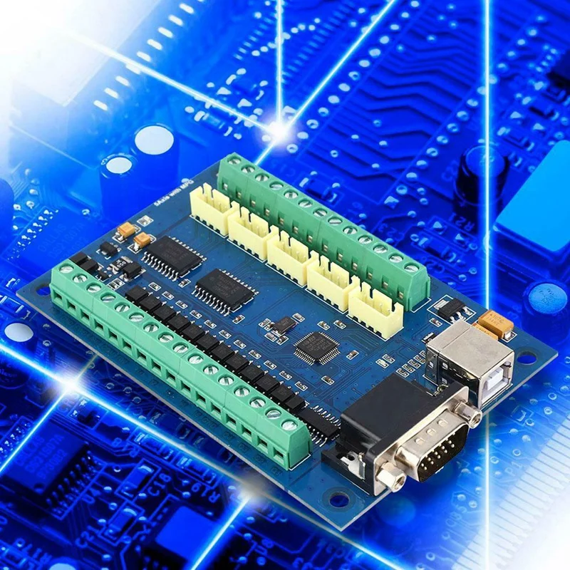 Для MACH3 CNC Motion control Card 5 Axis USB CNC Breakout Board Для CNC 12-24V