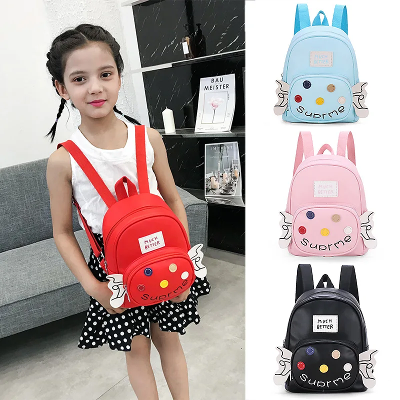 

2019 New Style Children Fashion Cute Cartoon PU Backpack CHILDREN'S Outing Snacks School Bag-Parent And Child