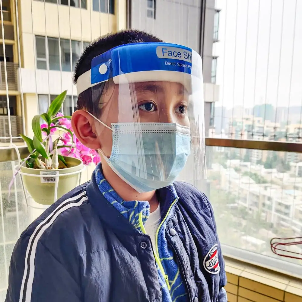 

Kids Clear Anti-fog Dust-proof Protective Visor Full Face Covering Mask Shield