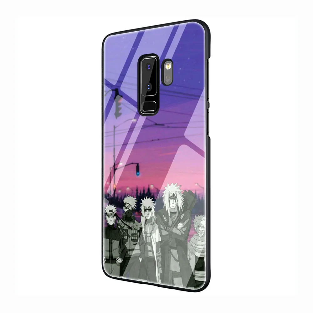 Аниме «Наруто» восхитительное закаленное Стекло Телефон чехол для Galaxy S7 edge S8 9 10 Plus, Note 8, 9, 10, A10 20 30 40 50 60 70 - Цвет: G9