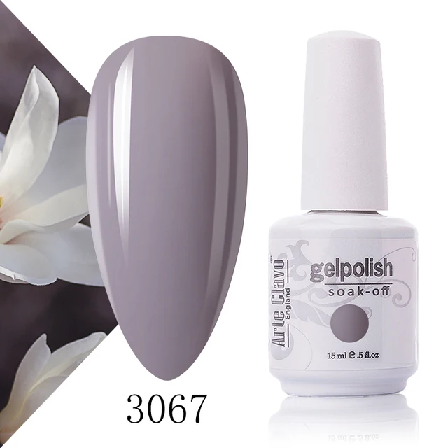 Arte Clavo 131 Colors Gel Polish Nail Gel Varnish Paint Semi Permanent Nails Art Gel Nail Polish For Manicure Top Coat Base Coat 3067