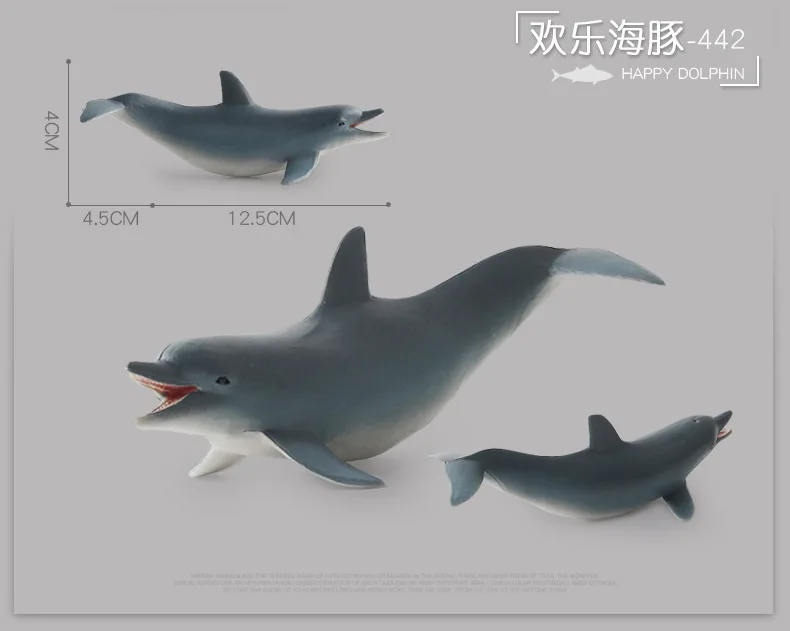 Модель океанской жизни игрушка образование море животное КИТ Акула Осьминог рыба игрушечные Пингвины для детей Декор подарок