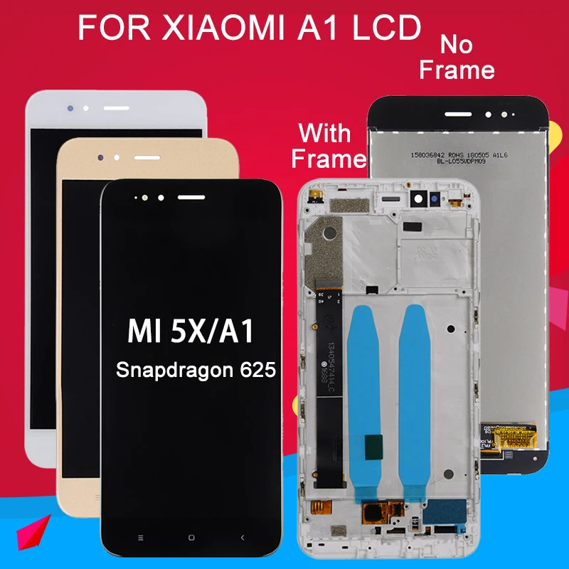 Dinamico A1 Lcd для Xiaomi 5X Mi5X MI дисплей с сенсорным экраном дигитайзер сборка со средней