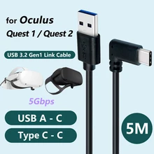 16ft Type C Kabel 5M Voor Oculus Link Kabel 3M Usb 3.2 5Gbps Quest 2 Stoom Vr accessoires