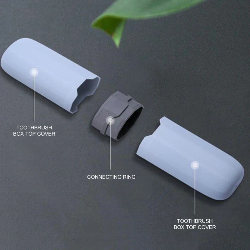 Toothbrush Storage Box Toothbrush Holder Toothbrush Case 1PC Portable Toothbrush Storage Box Outdoor Travel Hiking Camping Toothbrush Toothpaste Case Box Holder Bathroom Accessories