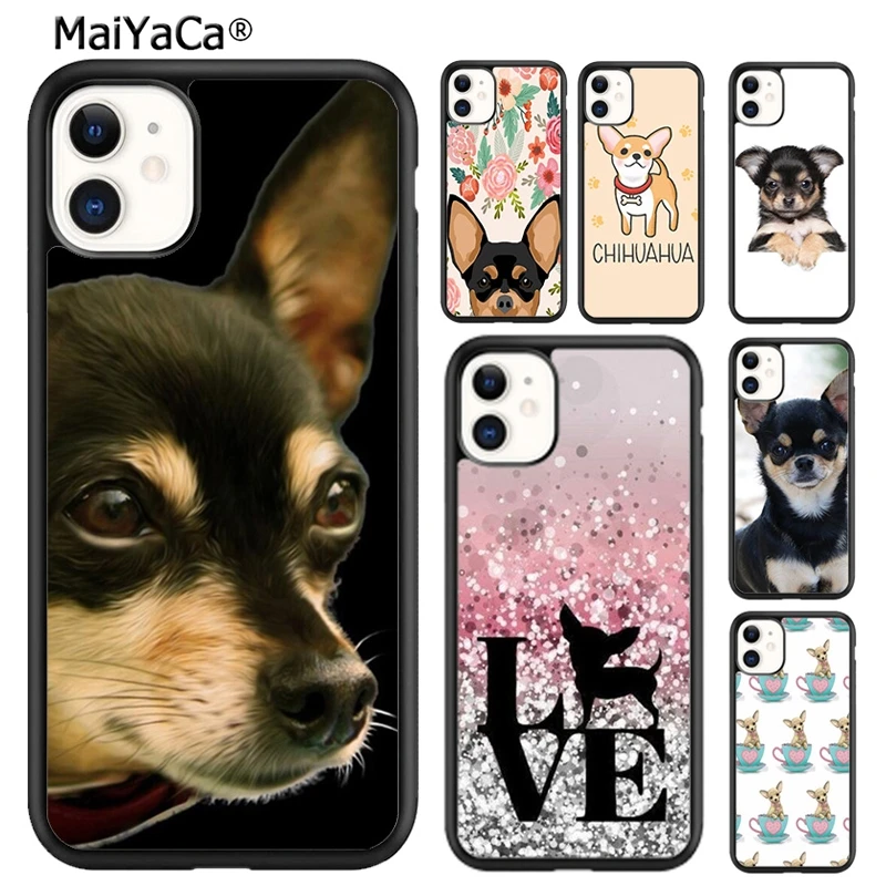 MaiYaCa милый чехол для телефона Чихуахуа щенок собака iPhone SE 6s 7 8 plus X XR XS 11 12 pro max Samsung