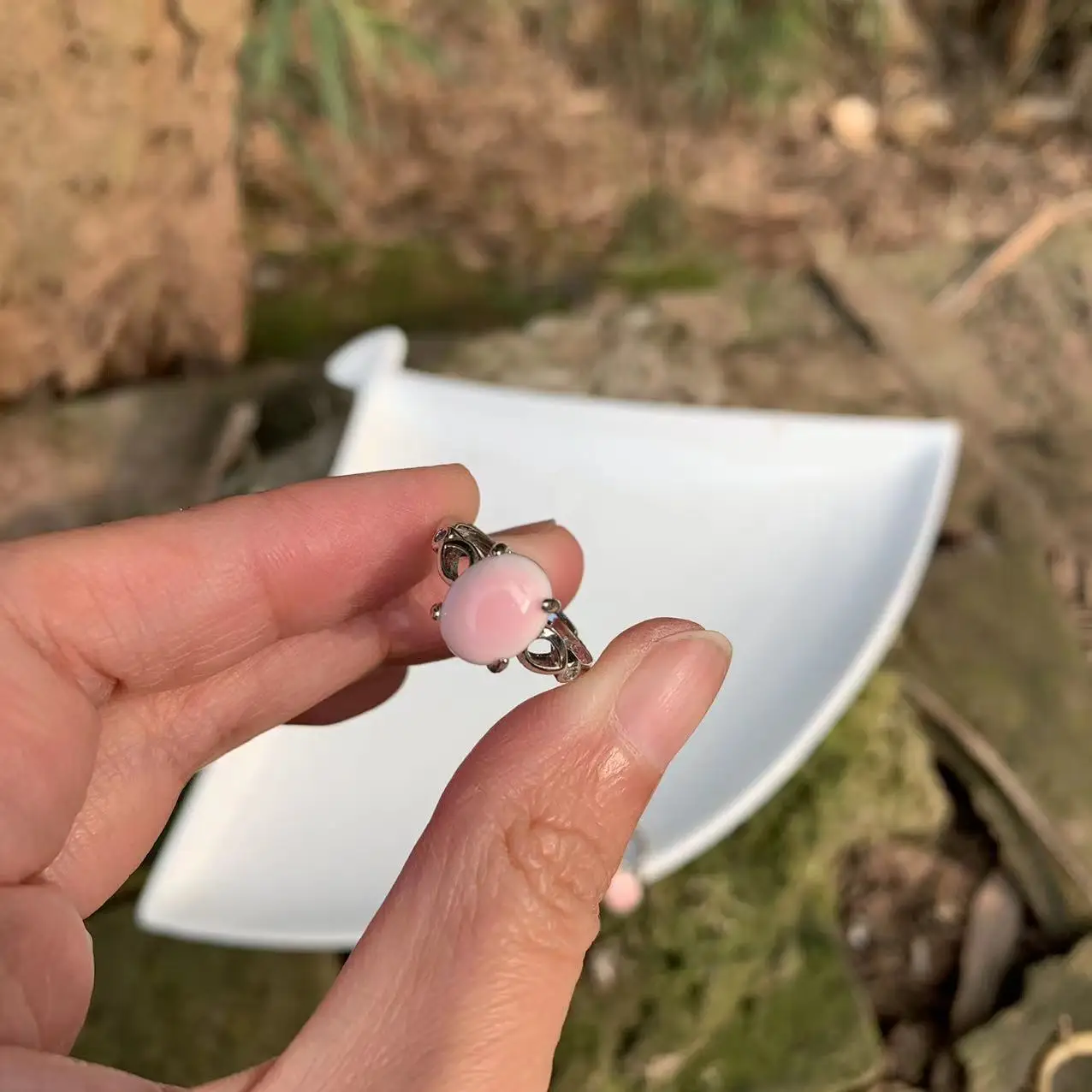 natural shell ring female handmade ring Jewelry for Women Gift