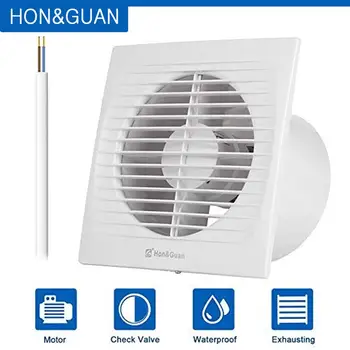 

6'' Home Silent Bath Exhaust Fan Ceiling Window Wall Mount Extractor for Bathroom Energy-Saving Ventilator Ventilation HGA-150C