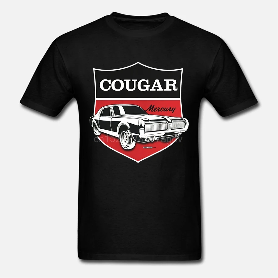 Классическая модная футболка Mercury Cougar crest для мужчин | Мужская одежда