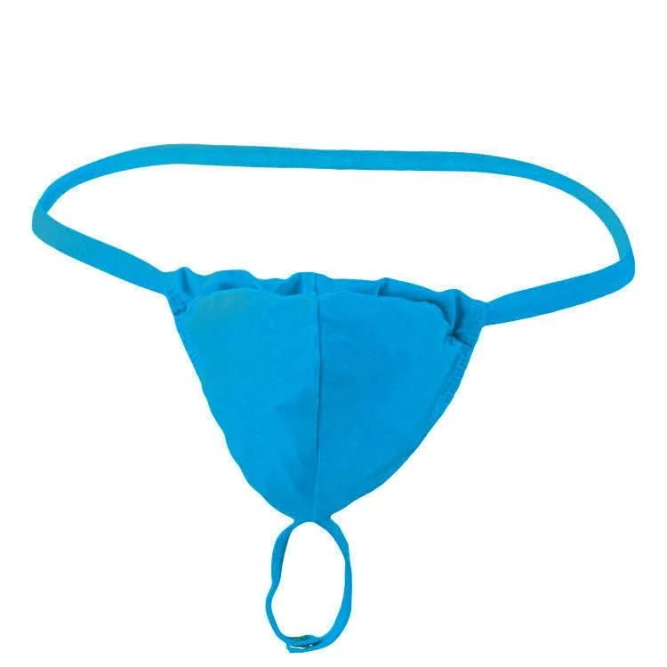 Light blue Мужские модные стринги с Т-образной спинкой, нижнее белье, нижнее белье, трусики для геев, нижнее белье, мутандин, сексуальные, per la casa#2 - Цвет: Light blue