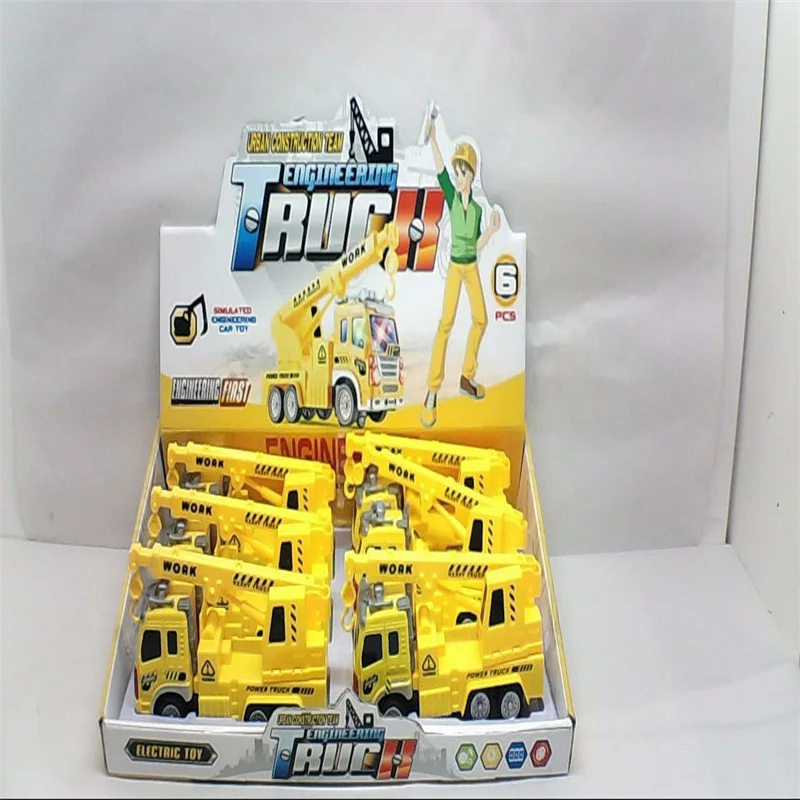 

CHILDREN'S Electric Toy Car City Engineering Vehicle Builders Electric Universal Traveling Engineering Vehicle Crane Toy