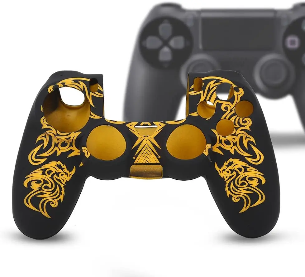 Мягкий силиконовый чехол Dragon кожаный для контроллера Sony Playstation 4 PS4 | Электроника