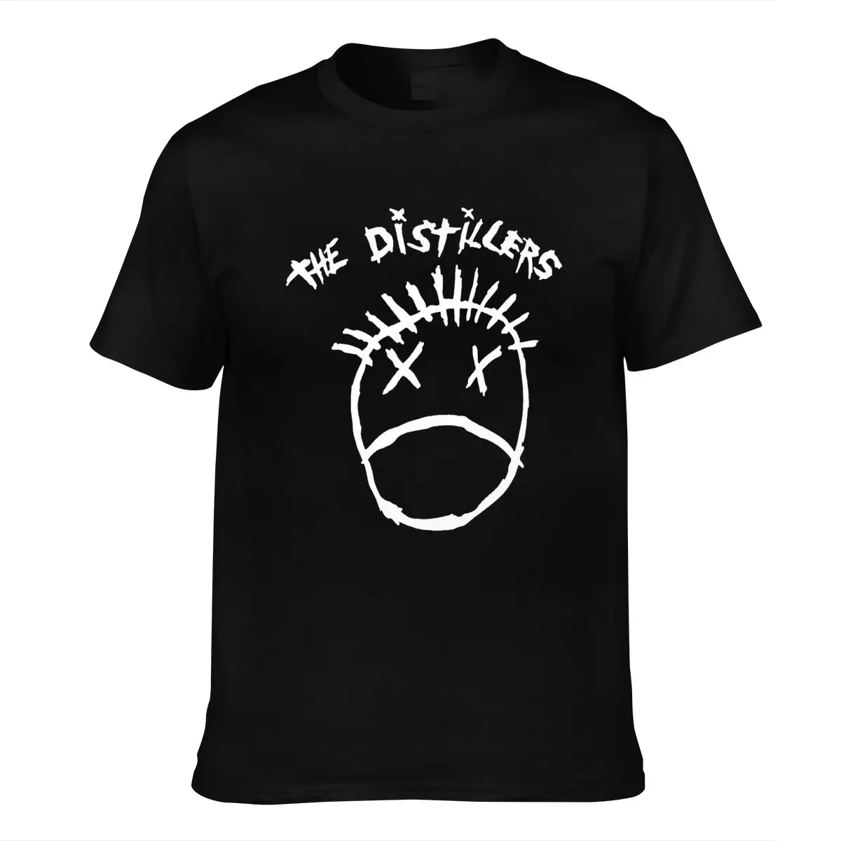 

THE DISTILLERS T Shirt Rock Band Unisex Tee Tops Wholesale Tee Ranc D Miss Fits Hardcore Punk Cotton Short Cn(origin)
