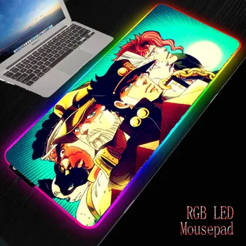 

MRGBEST Jojo Bizarre Adventure Anime Large Gaming Mouse Pad Gamer Computer Mousepad Anti-slip Natural Rubber Gaming Mouse Mat