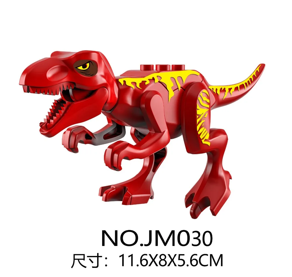 3D41901-08/JM027-38 84 шт./лот строительные блоки кирпичи динозавр Птерозавр Indomirus T-Rex Triceratops кирпич игрушки для детей подарок